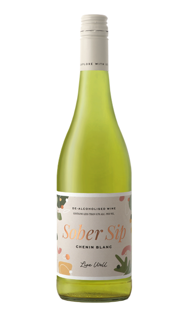 Sober Sip Chenin Blanc, low alcohol wine, de-alcoholised wine, sober drinking, live well, healthy lifestyle wine