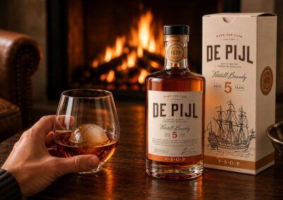 De Pijl Potstill Brandy, premium brandy, best potstill brandy